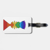 Chakras-Bagagelabel Bagagelabel (Achterkant horizontaal)