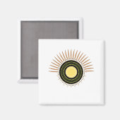 Chakras Circle Focus Concentratie Meditation Magneet (Voorkant / Achterkant)