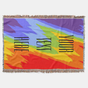 Chakras Colors VII + jouw tekst Deken