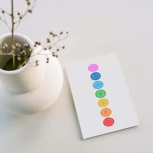 Chakras Meditation Visitekaartje