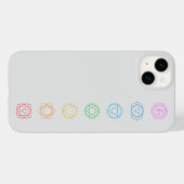 Chakras Minimalist Hoesje-Mate iPhone case (Achterkant (horizontaal))