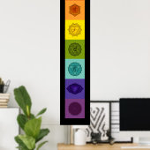 Chakras Poster (Thuiskantoor)