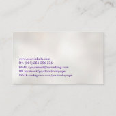 Chakras Tree Branch bloeit Visitekaartje (Achterkant)