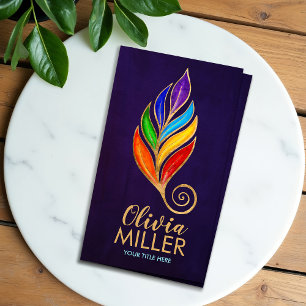 Chakras Tree Branch bloeit Visitekaartje