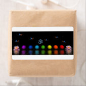 chakras vogels en aum etiket (Insitu)