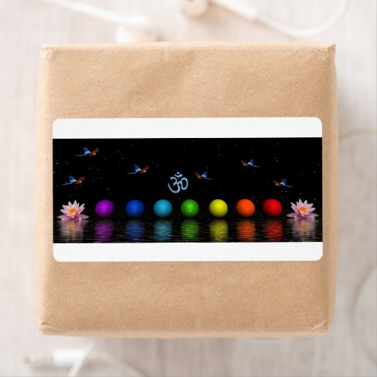 chakras vogels en aum etiket (Insitu)