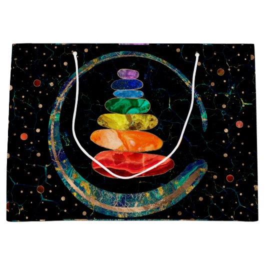 Chakras Zen Stones and Enso cirkels Groot Cadeauzakje (Voorkant)