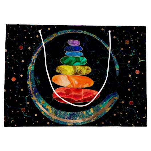 Chakras Zen Stones and Enso cirkels Groot Cadeauzakje (Achterkant)