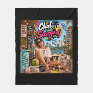 Chal Susegad! — Susegad is een Levensstijl Fleece Deken