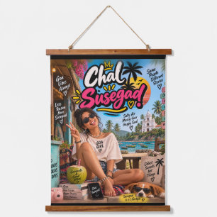 Chal Susegad! — Susegad is een Levensstijl Hangend Wandkleed