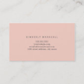 Chalboard Bonjour Cartes de visite / Pêche (Dos)