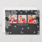 Chalboard Noël Nouvel An | Carte photo de vacances (Dos)