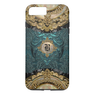 Chalchadoriz Zee Elegant Monogram Plus iPhone 8 Plus / 7 Plus Hoesje