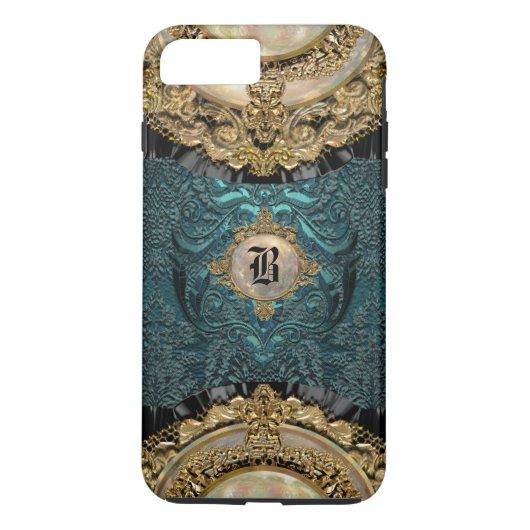 Chalchadoriz Zee Elegant Monogram Plus Case-Mate iPhone Case (Achterkant)