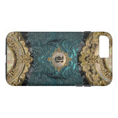 Chalchadoriz Zee Elegant Monogram Plus Case-Mate iPhone Case (Achterkant (Horizontaal))