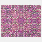 Chaldean Watcher Roos Kwartz — Healing Energy Fleece Deken (Voorkant (Horizontaal))