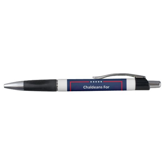 Chaldeans for President Trump 2020 Pen (Bovenkant)