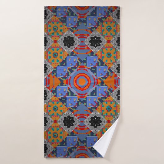 Châle de Bandanna, conception de tissu nappe, nec (Serviette de bain)
