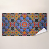 Châle de Bandanna, conception de tissu nappe, nec (Serviette de bain)