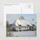Chalet à chaume dans la carte postale (Devant / Derrière)