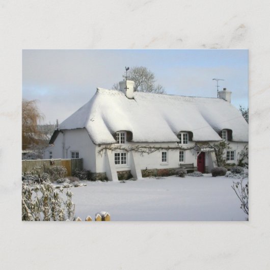 Chalet à chaume dans la carte postale (Devant)