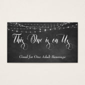 Chalet & Chaînes lumineuses blanches, Billets de b (Devant)