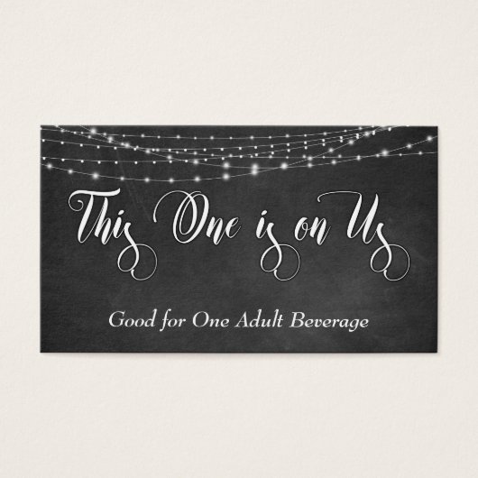 Chalet & Chaînes lumineuses blanches, Billets de b (Devant)