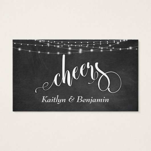 Chalet & Chaînes lumineuses blanches, Billets de b (Dos)