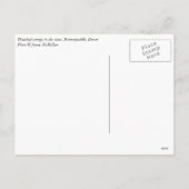 Chalet de chaume dans la neige Carte postale de No (Dos)