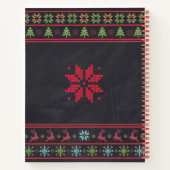 Chalet de Noël moche Chalkboard Recette livre de r (Dos)