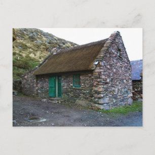 Chalet en pierre de chaume, Kerry, Irlande Cartes 