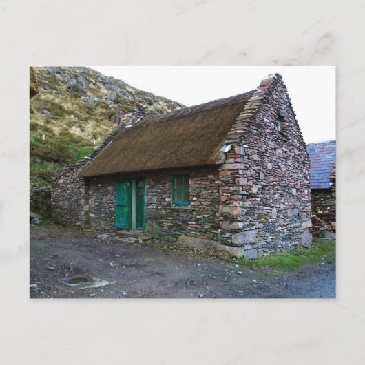 Chalet en pierre de chaume, Kerry, Irlande Cartes  (Devant)