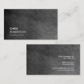 Chalet gris tendance Carte de visite attrayant (Devant / Derrière)