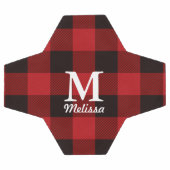 chalet Noël Plaid de bison rouge bison (Plat)