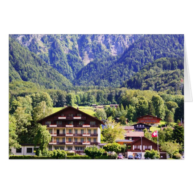 Chalet suisse (Devant horizontal)