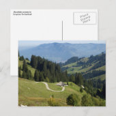 Chalets in Zwitserland Briefkaart (Voorkant / Achterkant)