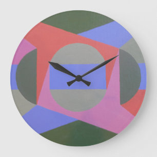 Chaleur à chaque heure Horloge ronde moderne