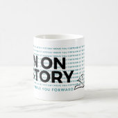 Chaleur activé morphing mug - Run on History (Centre)