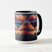 Chaleur d'amour dans une Mug (Devant droit)