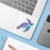 Chaleur de tortue de mer sous Sticker (Ordinateur portable avec iPhone)