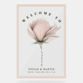 Chaleur d'hiver Single Big Floral Mariage Bienvenu (Recto)