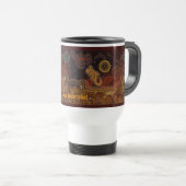 "Chaleur du désert" Mug australien de style aborig (Devant droit)