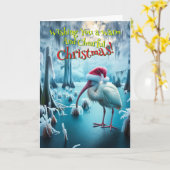 Chaleur pour la carte de voeux de Noël (Fleur jaune)