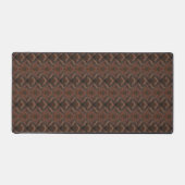 Chaleureux Bois Brown Chevron Motif rayé élégant (Recto)