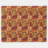 Chaleureux Citrouille et couverture Florale Classi (Devant (Horizontal))