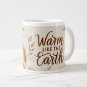 Chaleureux comme la Mug de la Terre - Café Boho es (Devant droit)