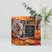 Chaleureux et douillet Faire-part de grossesse aut (Debout devant)