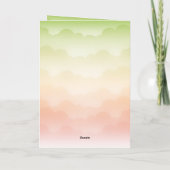 Chaleureux hiver Désirs Noël Carte de vacances (Dos)