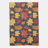 Chaleureux orange Brown rouge automne serviette de (Vertical)