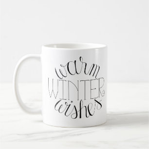 Chaleureux Souhaits D'Hiver À La Main Mug